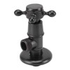Solid Brass Angle Stop Valve Retro Thickened Cold Hot Triangle