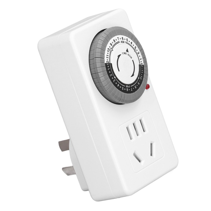 Mechanical Timer Outlet 24 Hours Timing Switch Socket Auto Shut