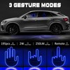 DIBMS Hand Gesture Light with Remote, Red LED Finger Funny