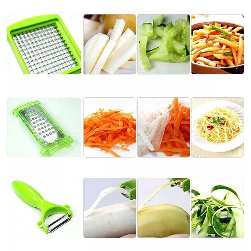 KH Cortador Y Rayador De Verduras Multifuncional Frutas 5 En