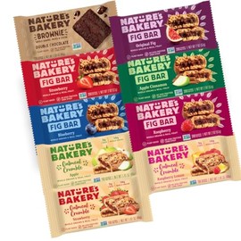 Nature’s Bakery Fig Bars Variety Pack, 36 Count – Strawberry, Blueberry, Raspberry, Original Fig, Peach Apricot, , Oameal Crumble Flavors: Apple, Strawberry, Raspberry Lemon & Double Chocolate Brownie | Whole Grain, Vegan Snack Packs