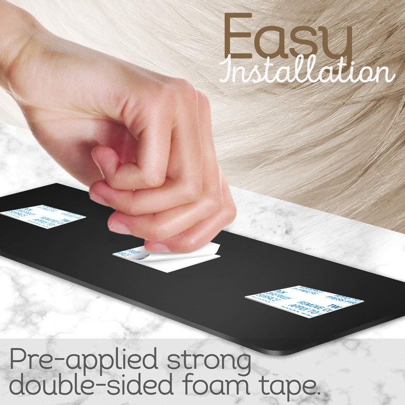 Reception - Laser Engraved Sign - 3"x9" - .050 Brushed