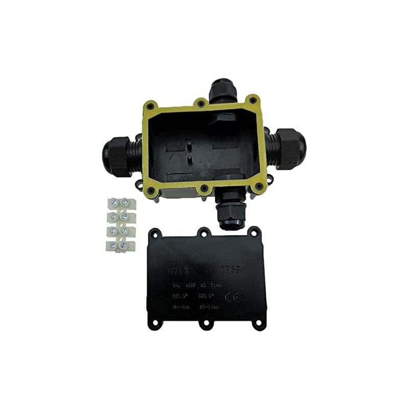 IP68 Junction Box Cable Connector 4 Way Electrical Waterproof Junction