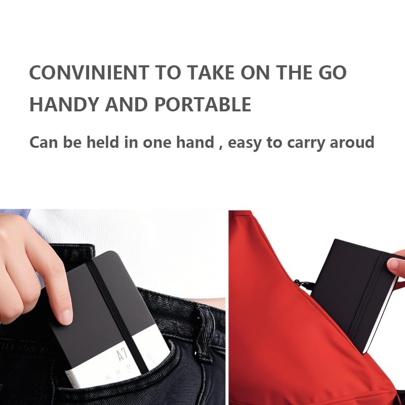 Small Notebook 2 Pack A7 Notebooks with 100 Pages Lined