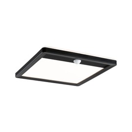 Paulmann 94709 LED Outdoor Light Panel Smart Home Zigbee Lamina Sensor IP44 Square 250 x 250 mm 2200-3000 K 14 W 920 lm 230 V Black Plastic Tunable Warm