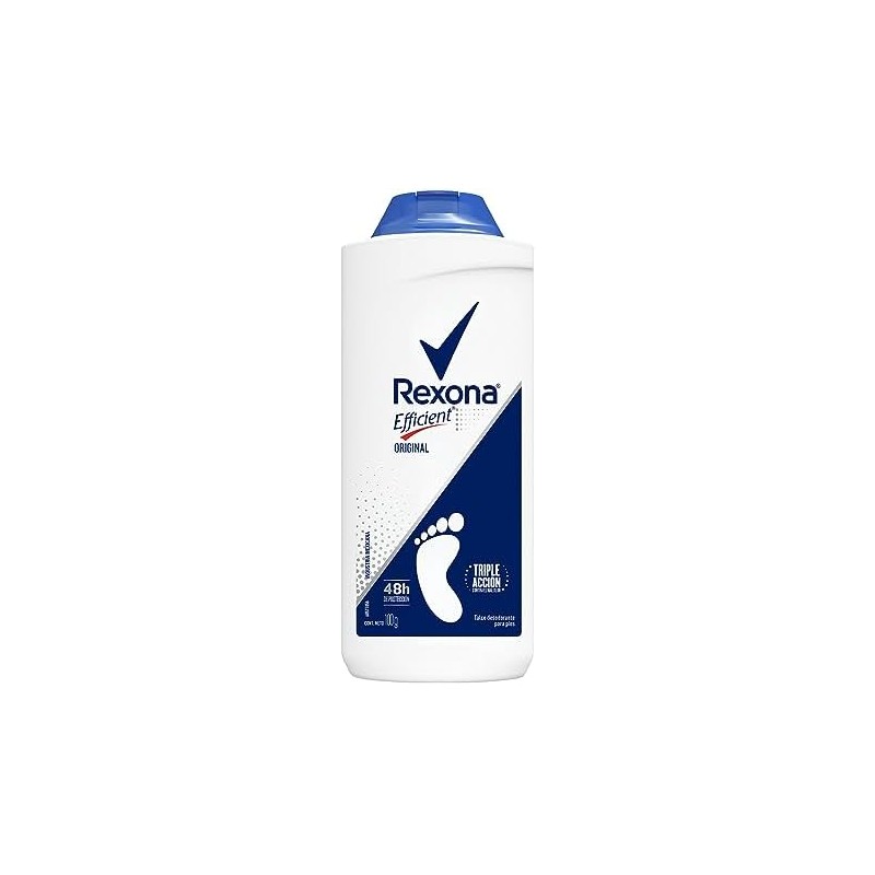 Talco Desodorante para Pies REXONA Efficient Original, 100 g