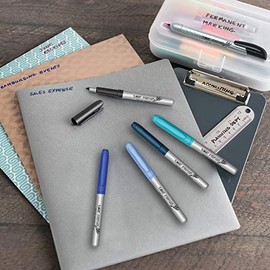 BIC Marcador Permanente Punto Fino Marca Diferentes Superficies Marking Surtido de Colores 36 Piezas