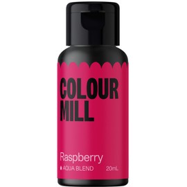 Colour Mill Aqua Blend Food Colouring Liquid Raspberry - Edible Food Paint for Royal Icing, Macarons, Meringue, Fondant, Jellies, Beverages and More - 20 ml