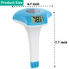 Digital Pool Thermometer – IPX-8 Waterproof Swimming Pool Thermometer Floating