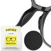 FOFALY Eyeglass Nose Pads, Anti Slip Micro-Textured Nose Pads for