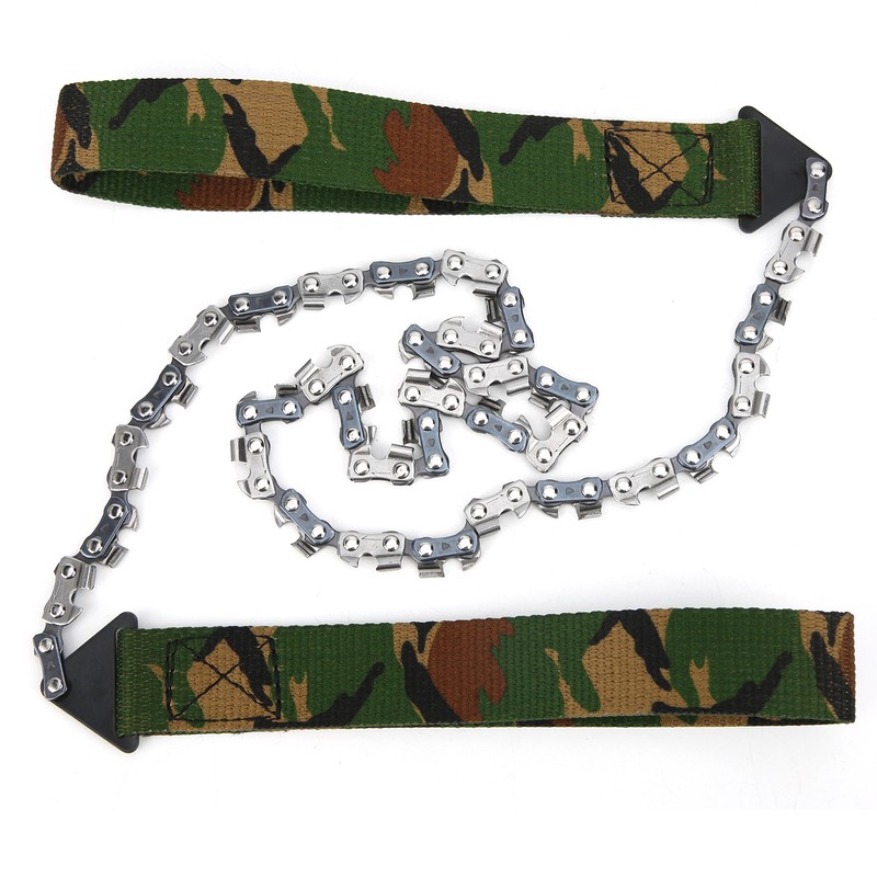 Outdoor Mini Portable Hand Chain Saw Survival 33T Logging Camping