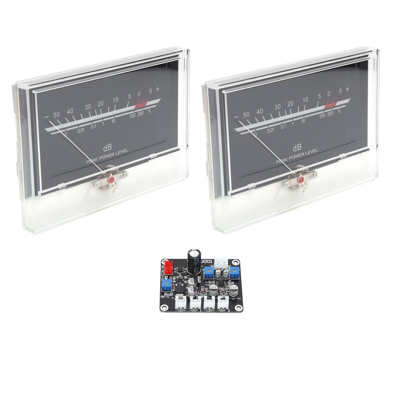 TS-DBPW-134-2Q DB Level VU Meter Head with Driver Board White