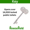 Howsehold Disabled Toilet Key UK [3 Pack] Radar Key for