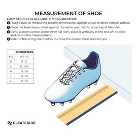 Cleatskins – Reusable Cleat Protectors for Soccer, Football, Baseball, and Lacrosse | Protect Your Cleats from Damage and Wear | Versatile Cleat Cover for Grass, Turf, and Indoor Use | Cleat Protection for Athletes - Black - Size: XL (30 - 32 cm)