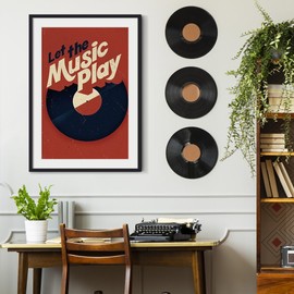 upsimples upsimples 24x34 Poster Frame, Display Pictures 20x30 with Mat or 24 x 34 Without, Wall Hanging Picture Frames, Black, 1 Pack