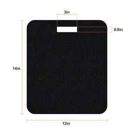 Heat Resistant Mat for Air Fryer with Sliding Function, 2 Pcs 12 * 14 in Heat Resistant Pad Sliding Caddy Countertop Protector Mat Compatible with Cosori Air Fryer 5 QT 5.8 Qt, Ninja Air Fryer