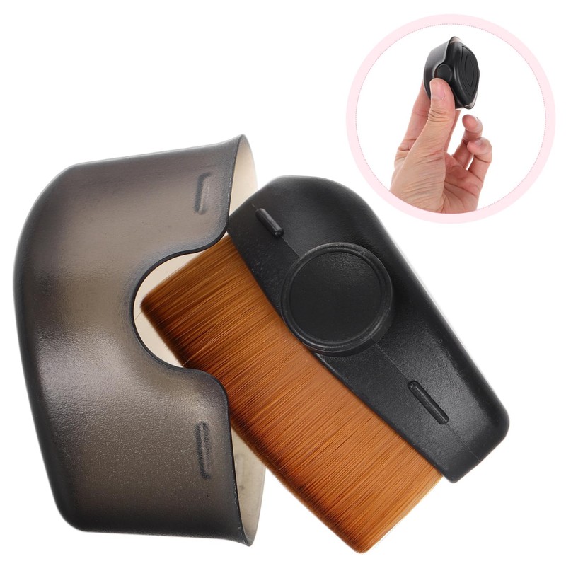 WOONEKY Foundation Brush with Cover Portable Makeup Brush for Liquid