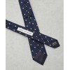 Nano Universe 668-5142201 Men's Washable Flower Necktie, Kyoto, 050 brown