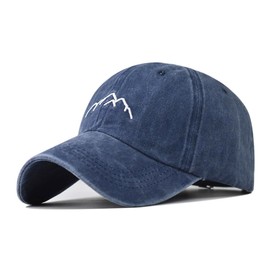 HSAJS Baseball Cap for Men and Women, Breathable Adjustable Trucker Cap, Baseball Cap, Sun Protection, Baseball Cap, Tennis, Golf, Sports Cap, blue