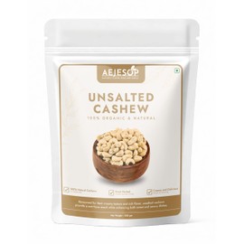 AEJESOP Organic Unsalted Cashew, Raw Cashews Whole, 7oz (200g)