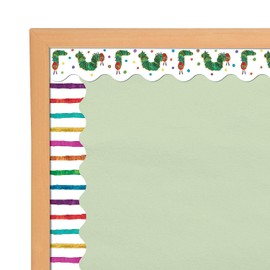 Fun Express - Eric Carle Bulletin Board Border - Educational - Classroom Decorations - Bulletin Board Decor - 12 Pieces
