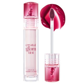 Clio CLIO Crystal Glam Tint CRYSTAL GLAM TINT 3.4G Lip Tint Gloss Tint (25 DARK CHERRY, 1 piece)