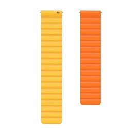 KOSPET 22mm Magnetic Strap, For Kospet Tank M2/M3/M3Ultra/T2/T3/T3Ultra Smartwatch - Color: Orange & Yellow