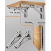 AUTENS Folding Shelf Brackets 2.88mm Heavy Duty Stainless Steel Wall