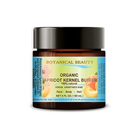ORGANIC APRICOT KERNEL OIL BUTTER Australian. 100 % Natural / VIRGIN / UNREFINED / RAW. 4 Fl.oz.- 120 ml. For Skin, Hair and Nail Care.