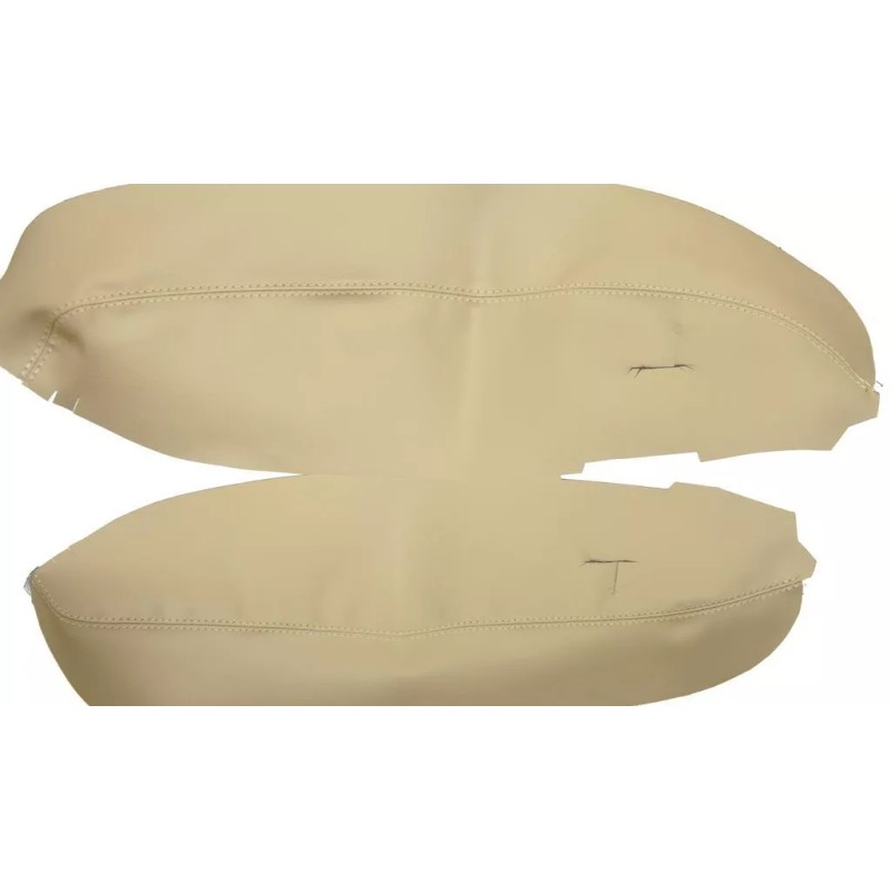Kar Designers Fits 05-12 Acura RL Beige Leather Synthetic Door