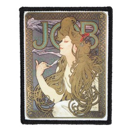 Patch Shop Dongri Alphonse Mucha Cross Transfer Type Airsoft Patch Removable (Velcro and Velcro Compatible) Velcro A0529 (Job)