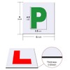 HTUK® Fully Magnetic Green Car P-Plates 2 Pack For Car