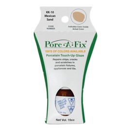 Porc-A-Fix Kohler Porcelain Touch-up Repair Glaze Paint, Mexican Sand (KK-10)