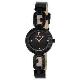 Furla WW00015022L7 Women's Wristwatch, Black, Black