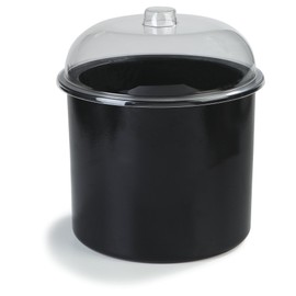 Carlisle FoodService Products Coldmaster Plastic Ice Cream Server and Lid, 3 Gallon, Black