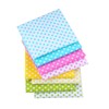 CraftsFabrics 8pcs 40*50cm (16" x 20") Colourful Polka Dot Pattern