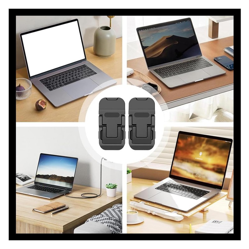 2 Pack Laptop Stand | Foldable Aluminum Alloy Height Adjustable