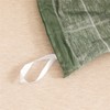 JELLYMONI 100% Natural Cotton 3pcs Plaid Duvet Cover Sets,Green with