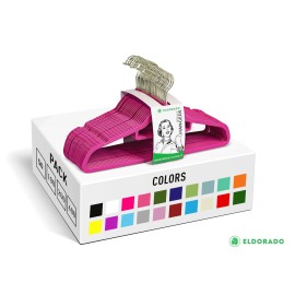 UD_Non Slip Adult Hangers Multicolor for Everyday Use Value Packs (Hot Pink 50)