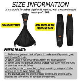 HTTDSLF Baby Carrier Baby Sling Lightweight Baby Carrier Side Carrier Baby Carrier Side Toddler Carrier Side Adjustable Shoulder Baby Carrier for Babies from 3 to 36 Months up to 15 kg