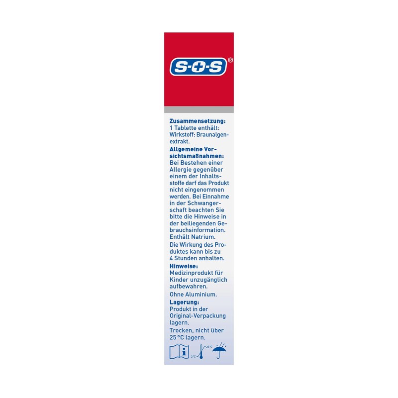 SOS Heartburn blocker dual: heartburn tablets work fast and long-lasting,