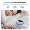 Vibrating Alarm Clock Rechargeable Battery Operated Cordless & Dual Alarms