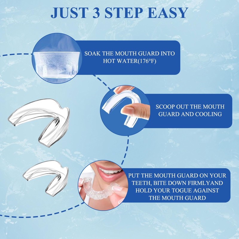 8 x Night Grinding Splint 2 Sizes Teeth Splint Crunching