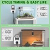Lamptobe Power Timer, 7-Day Programmable Electrical Outlet Power Switch 240V,