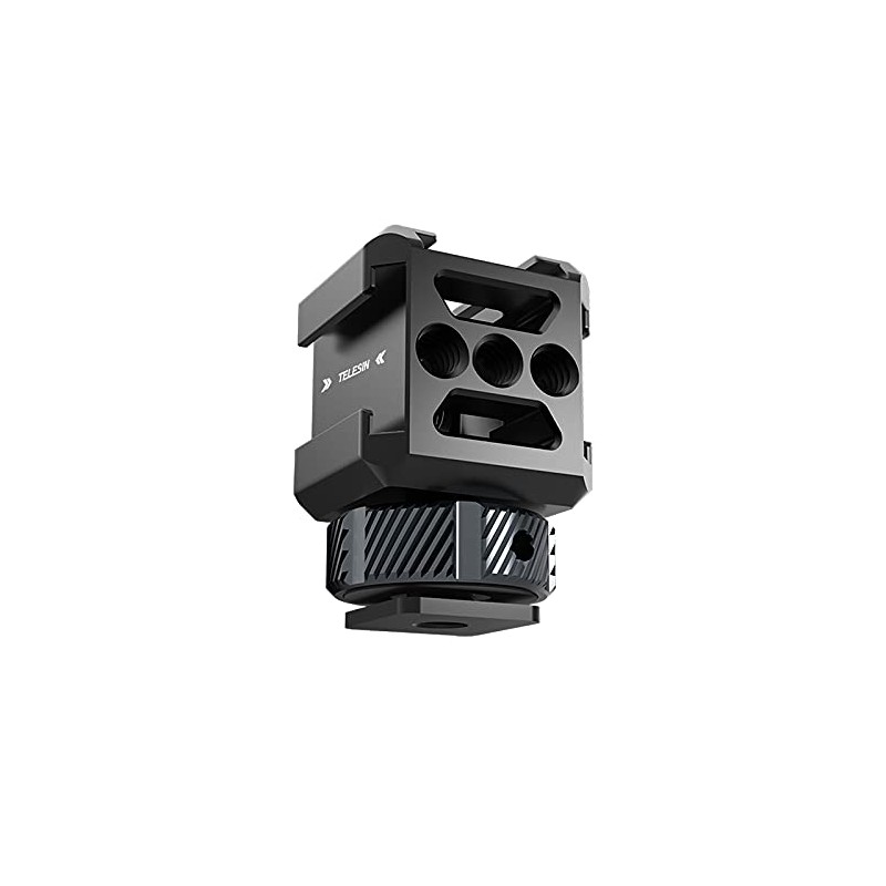 Three Head Cold Shoe Expansion Camera Bracket for GoPro /