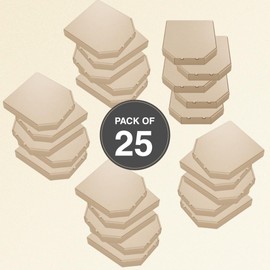 Pre-Made pizza Box with Bevel Edge 12" x 12" x 2" – Food-Grade Cardboard, Flute E Design, Perfect for Pizzerias and Restaurants, Durable, Eco-Friendly Packaging - Brown (Pack of 25)