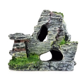 Unbranded Resin Aquarium Rockery Fish Tank Decorations Ornament Mountain Hiding Cave