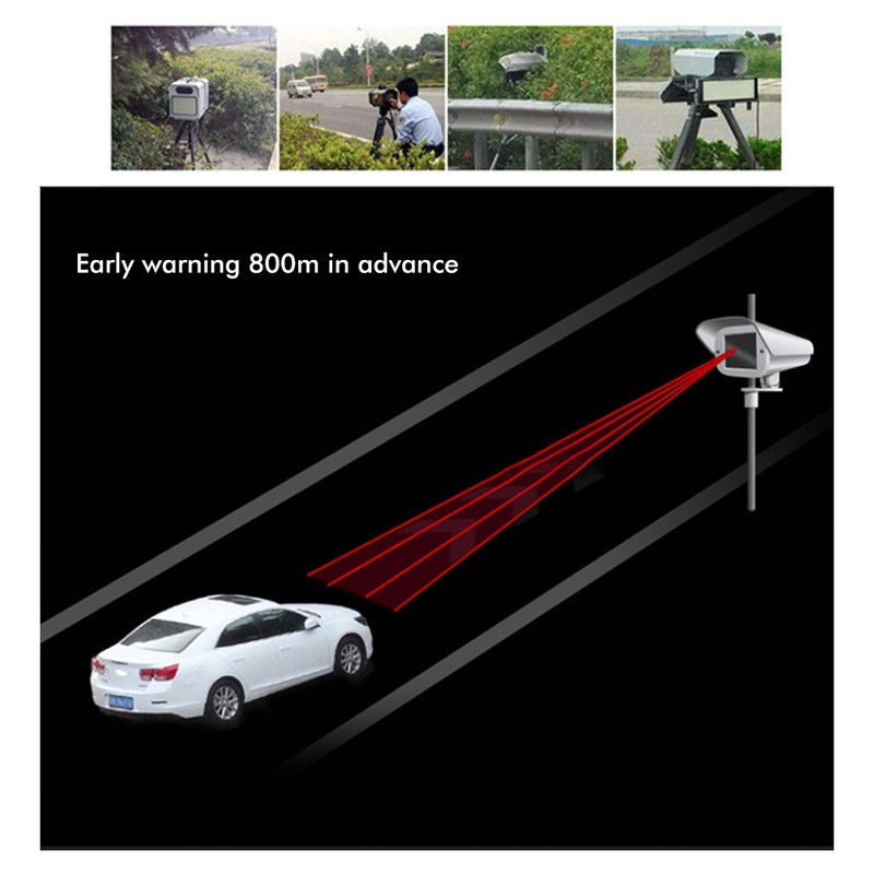 Radar Detector for Cars Voice Prompt Speed Vehicle Speed Alarm