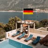 Large German Flag, 3X5Ft Germany Banner Decor, Deutschland Indoor Outdoor
