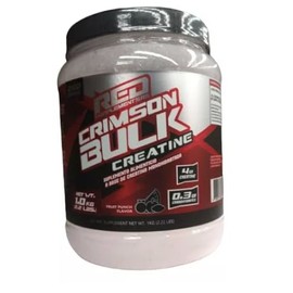 Redline Creatina Monohidratada Crimson Bulk Natural 1 Kg Ponche de Frutas 200 servicios